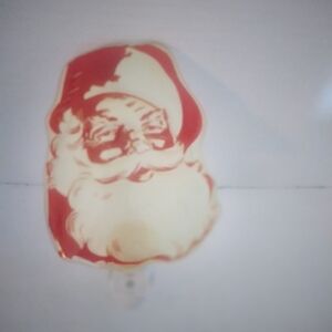 Santa Claus Glass Face Plug In Nightlight With Sensor And Rotatable Switch